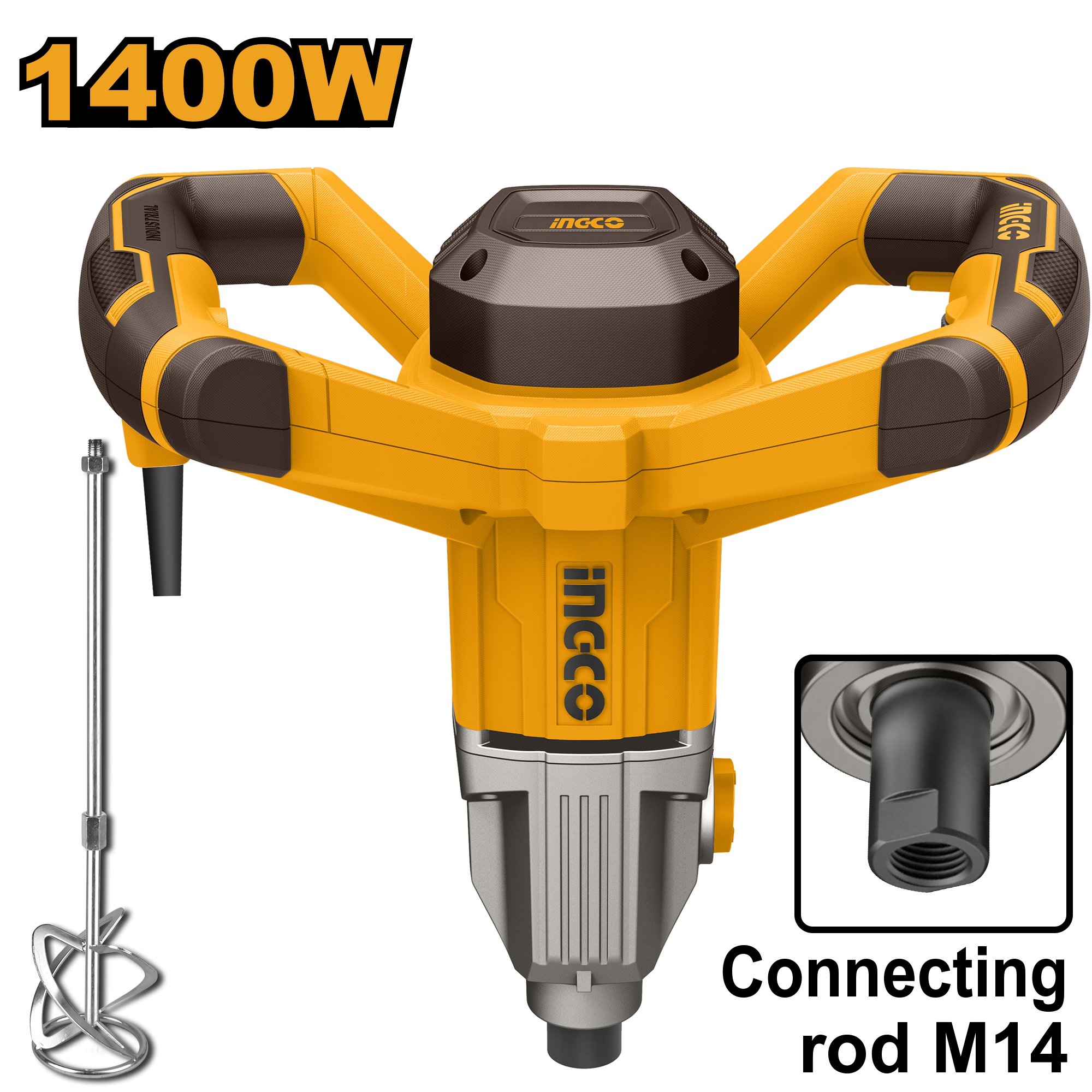 МЕШАЛКА ЕЛЕКТРИЧНА 1400W INGCO MX214008