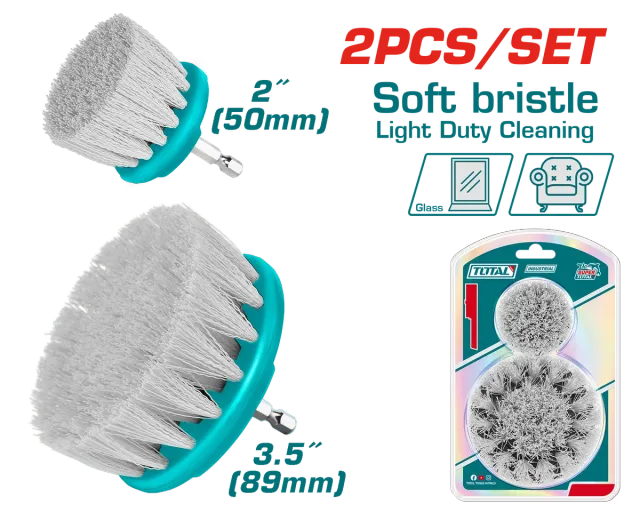 Furça për larje fije të buta set 2/1 TOTAL TACS3235