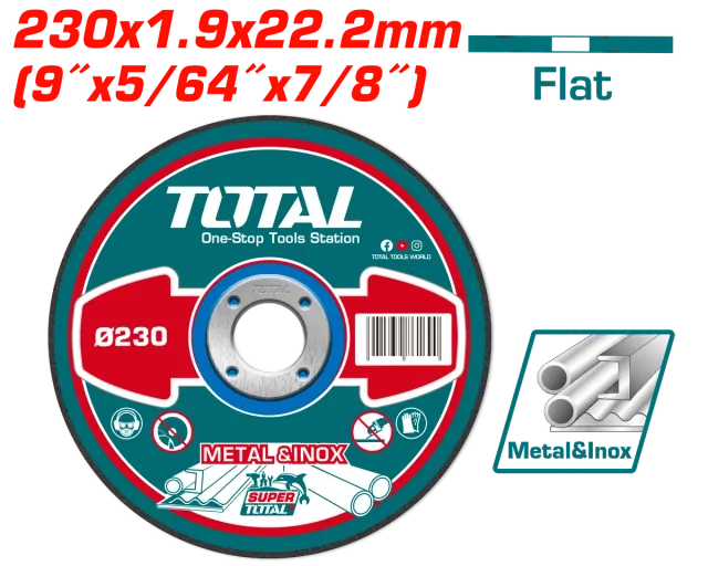 Guri TOTAL për bluarje 230×1.9mm TAC2212303
