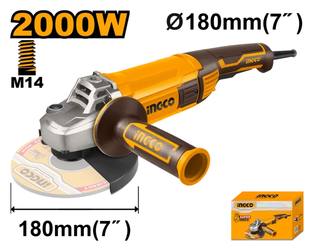 АГОЛНА БРУСИЛКА 2000W F180 INGCO AG200018