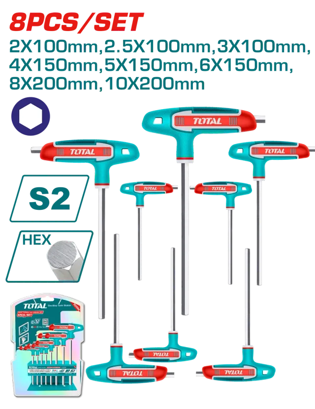 Çelës T 8/1 set TOTAL THHW80816