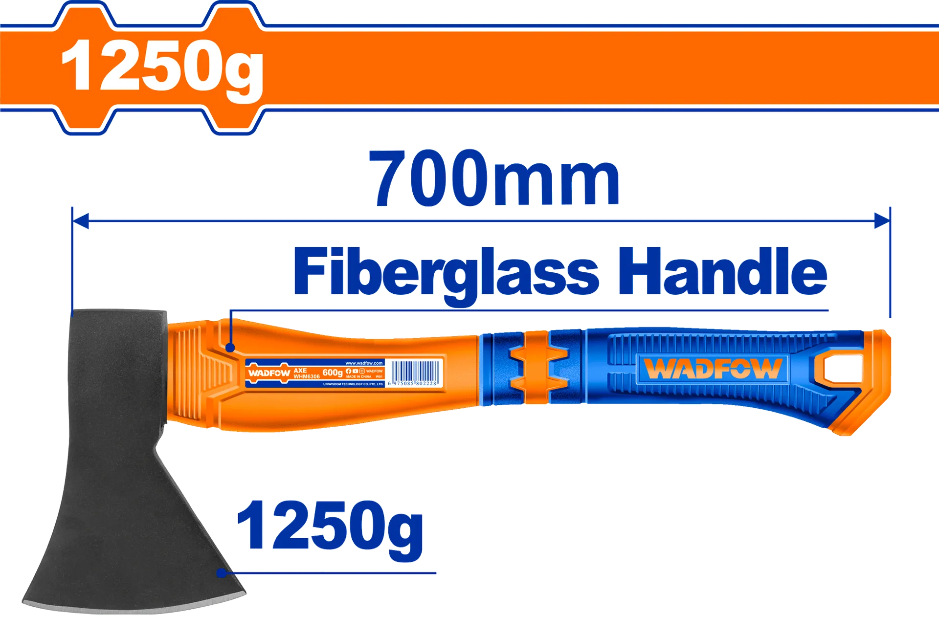 Sëpatë 1250g WADFOW WHM6312