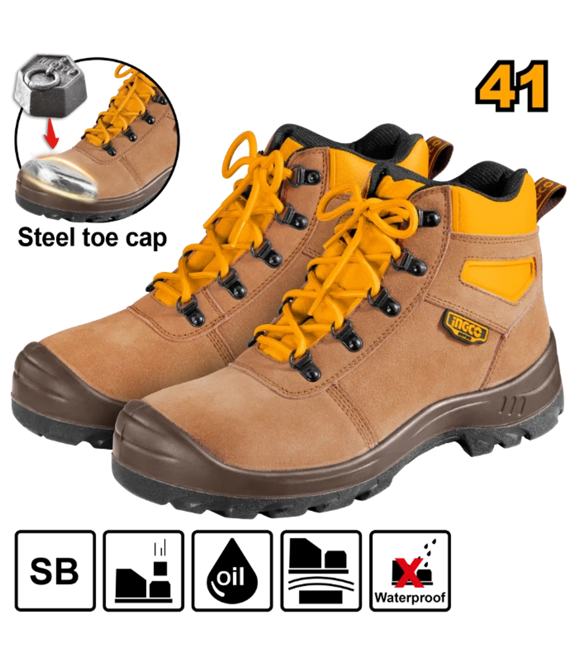 КОНДУРИ ДЛАБОКИ ЖОЛТИ 41 INGCO SSH02SB.41