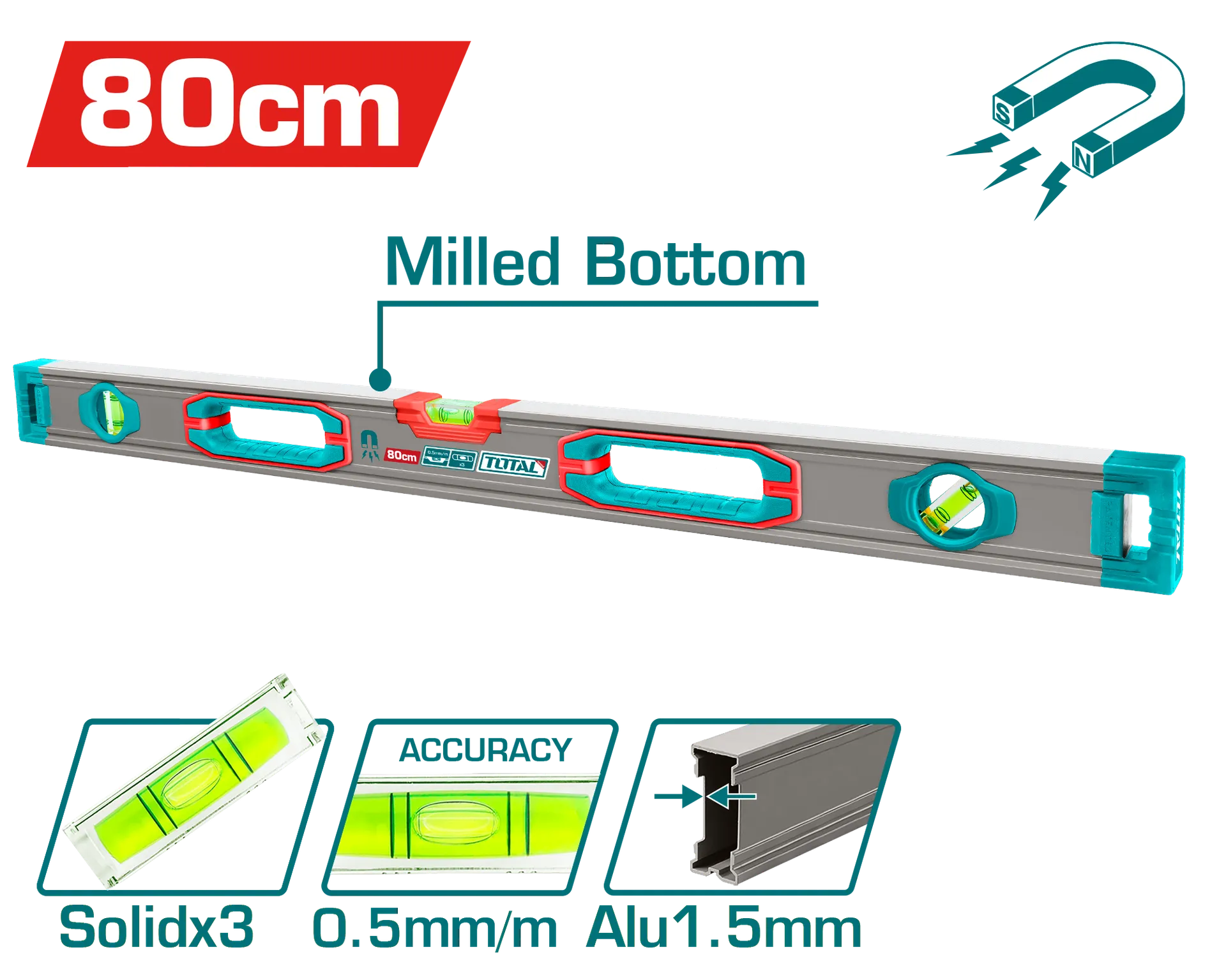 Ujë peshë magnet TOTAL 80CM – TMT28028M