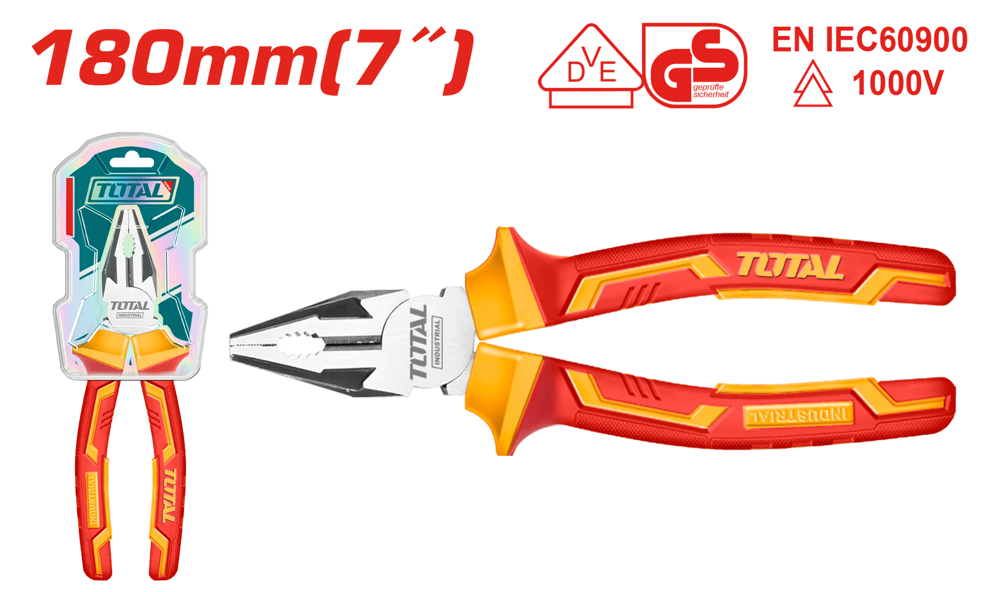 Kleshta motorçanga elektrike 180mm TOTAL THTIP2171