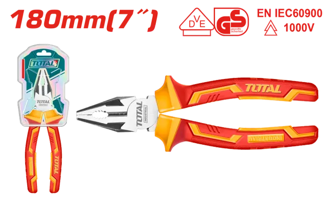 КЛЕШТА МОТОРЦАНГЛА ЕЛЕКТРИЧАРСКА 180mm TOTAL THTIP2171