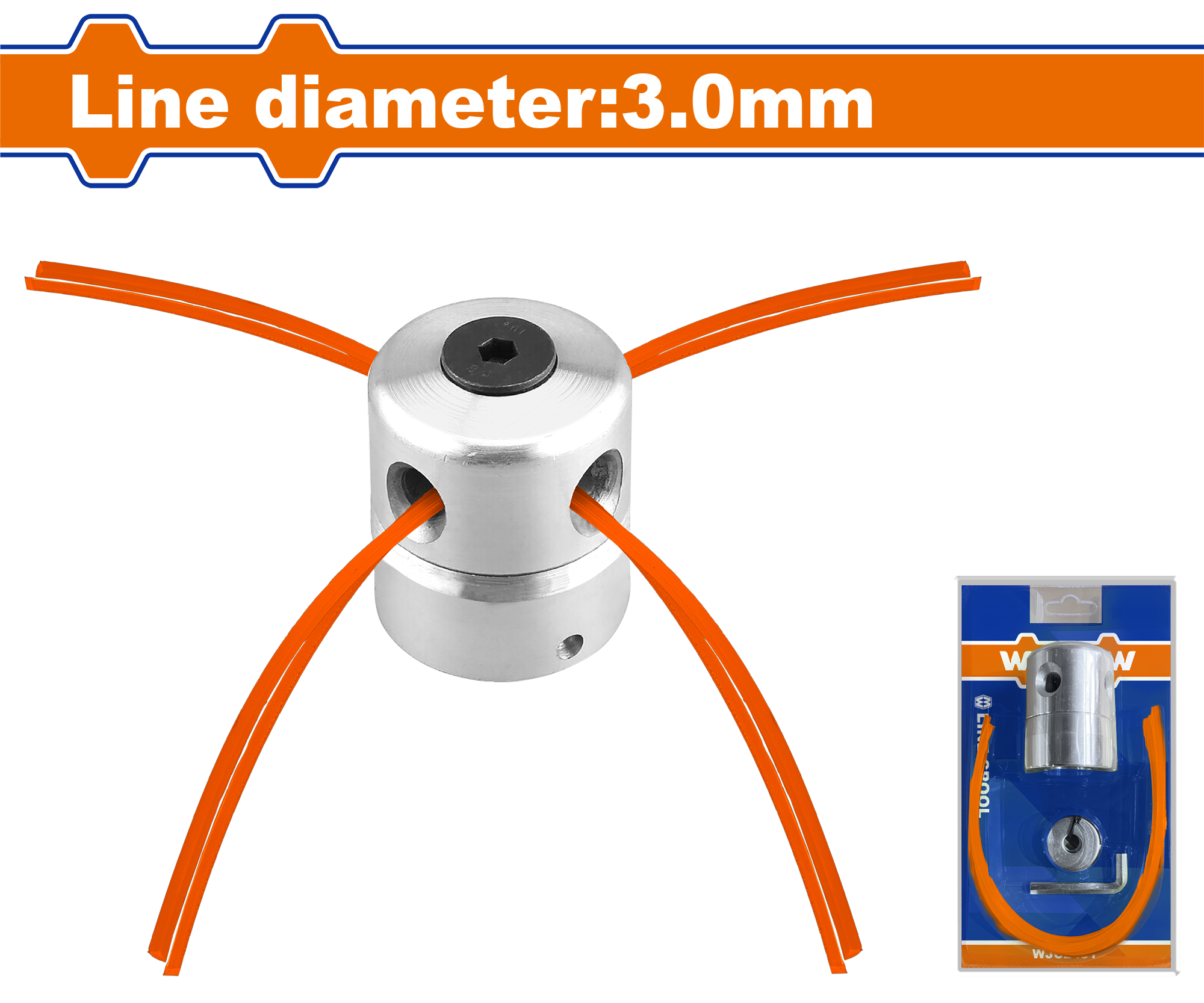 Koka trimeri me kordon 3.0mm WADFOW WJC2401