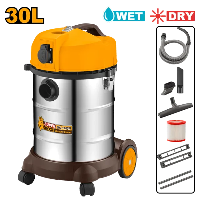 Правосмукалка 1400W (30L) INGCO VC14301
