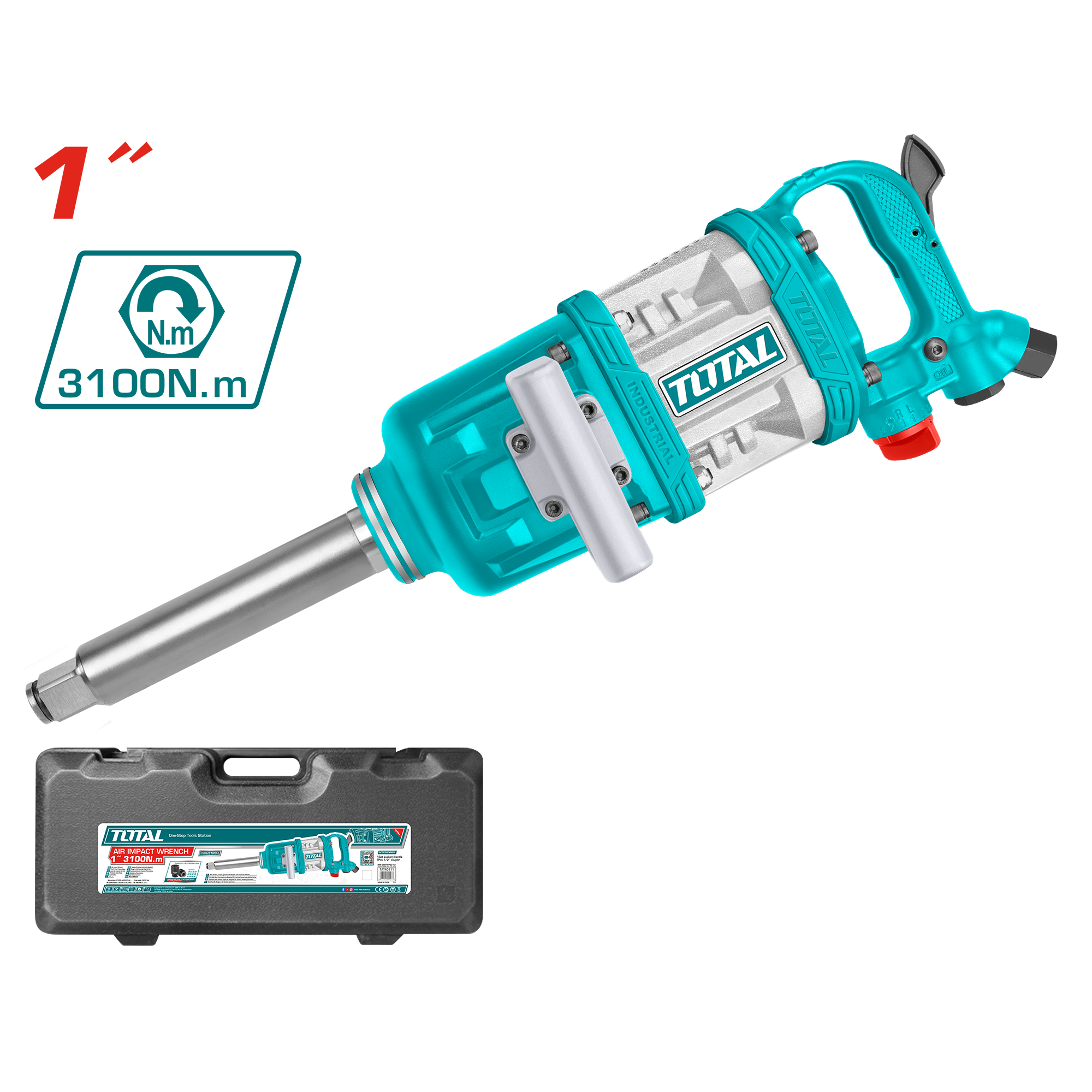 ПНЕВМАТСКИ ОДВРТУВАЧ 1″ TOTAL TAT40111
