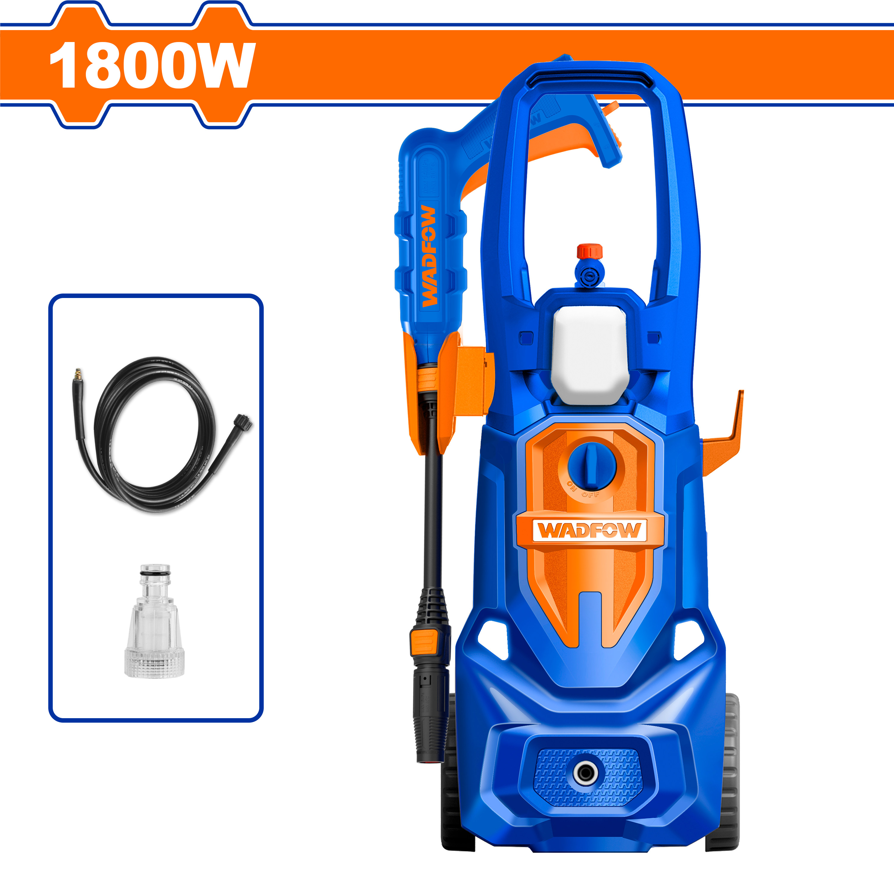 Aparat larjeje 1800W 130Bar nen presion te larte WADFOW WHP3A18