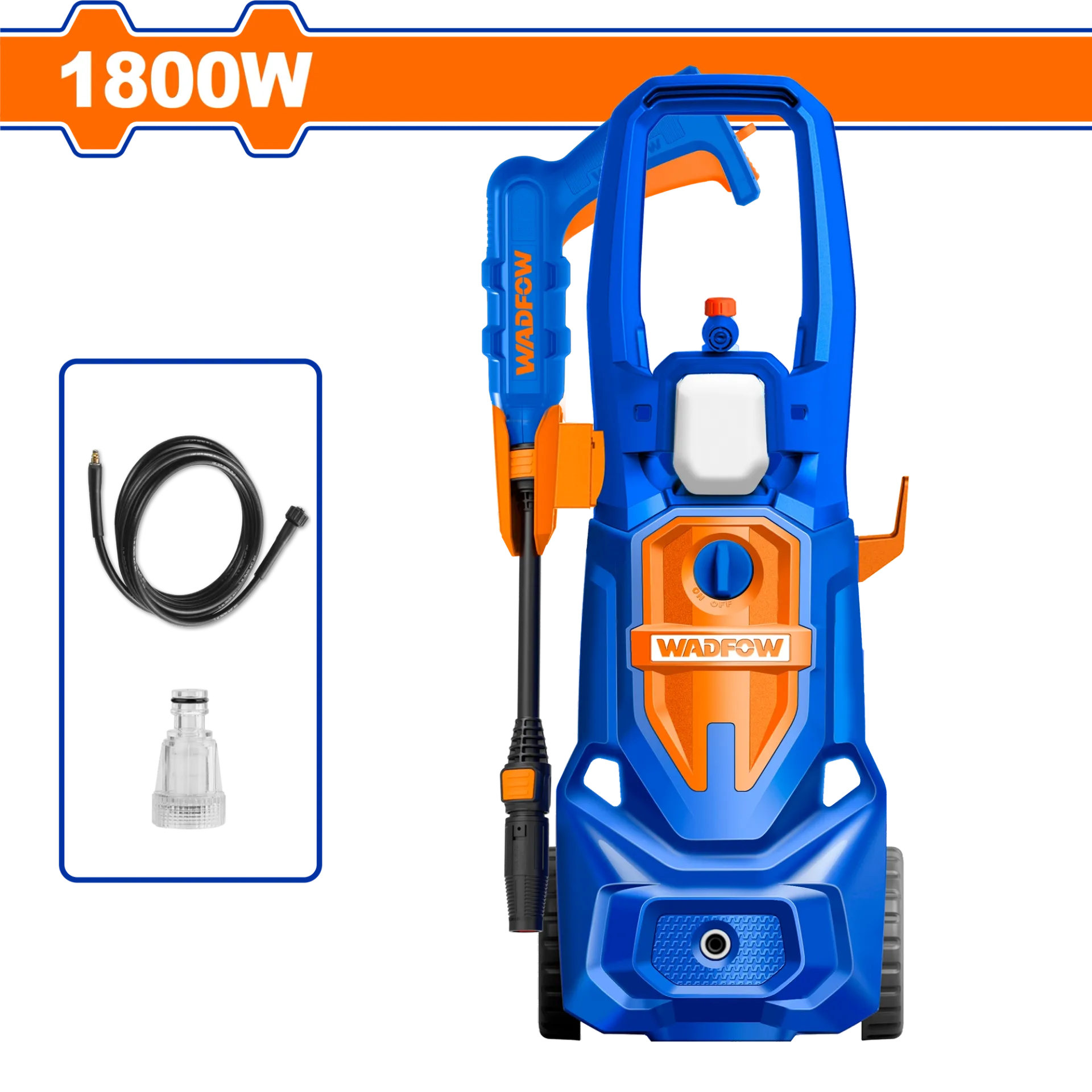 Aparat larjeje 1800W 130Bar nen presion te larte WADFOW WHP3A18