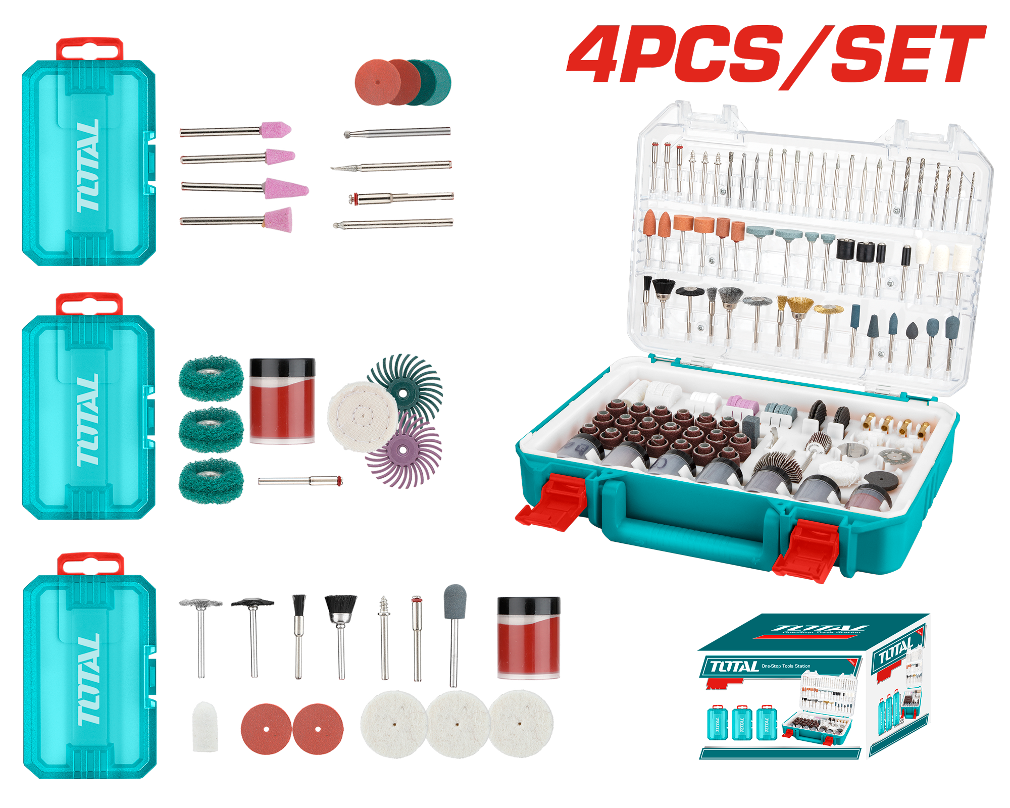 TOTAL zhangotat 4 set 420PCS TOS23035