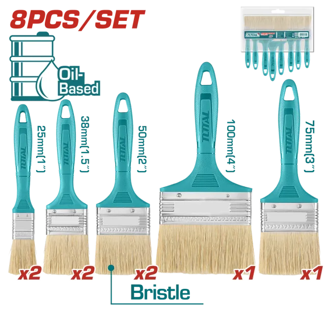 Set 8/1 furça bojë TOTAL THT8450801