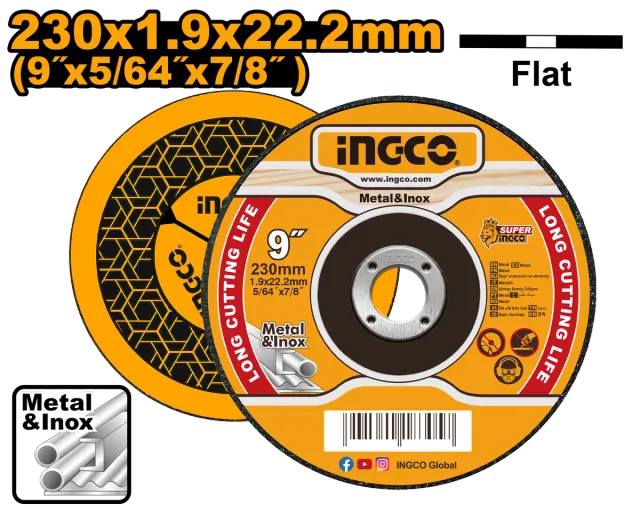 INGCO КАМЕН 230×1.9 MCD302303