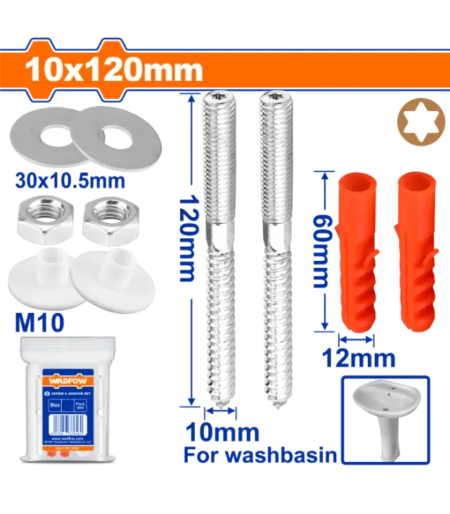 Tapë për lavaman set 10x120mm WADFOW WXTW942