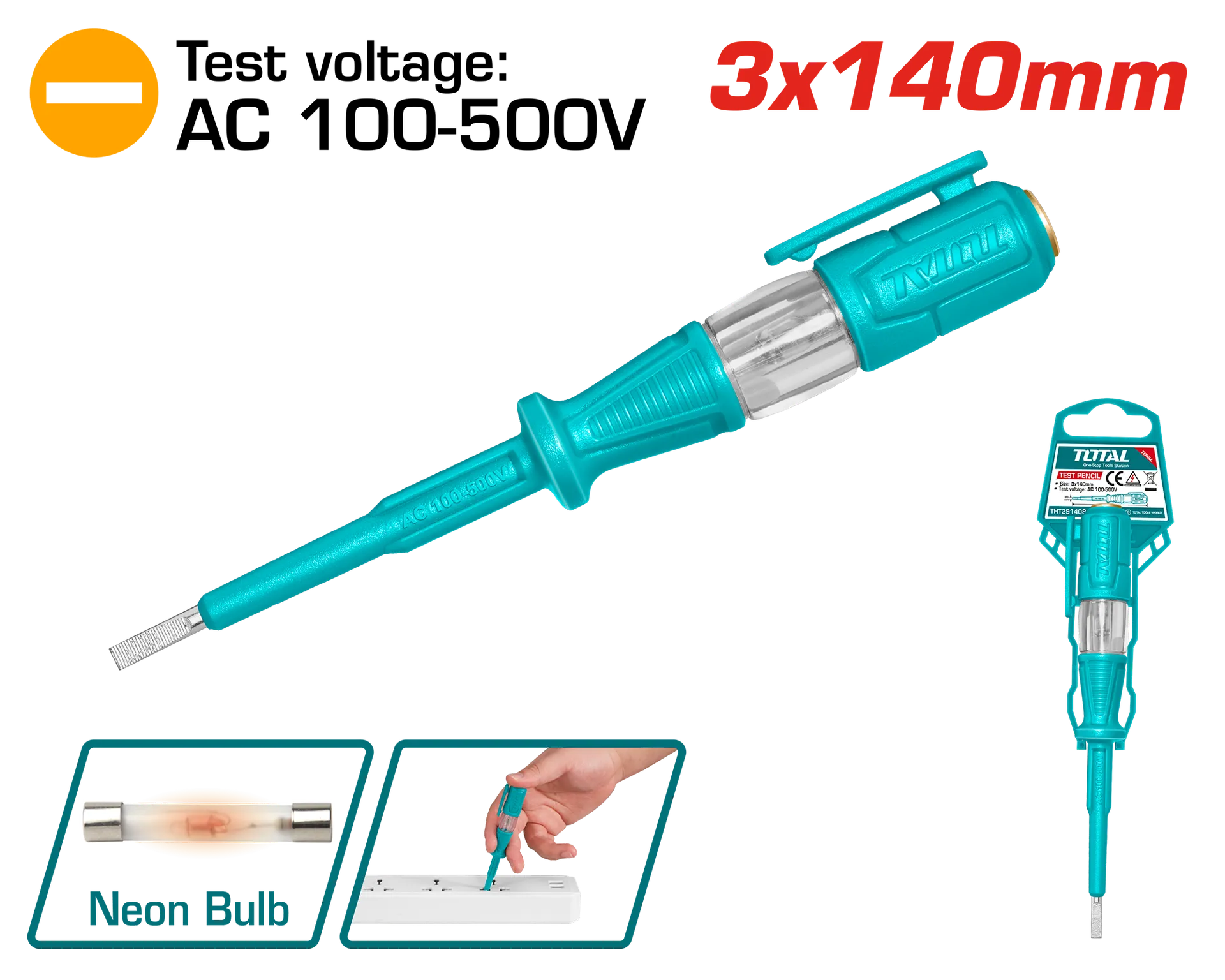 Tester fazor TOTAL i vogël THT291408