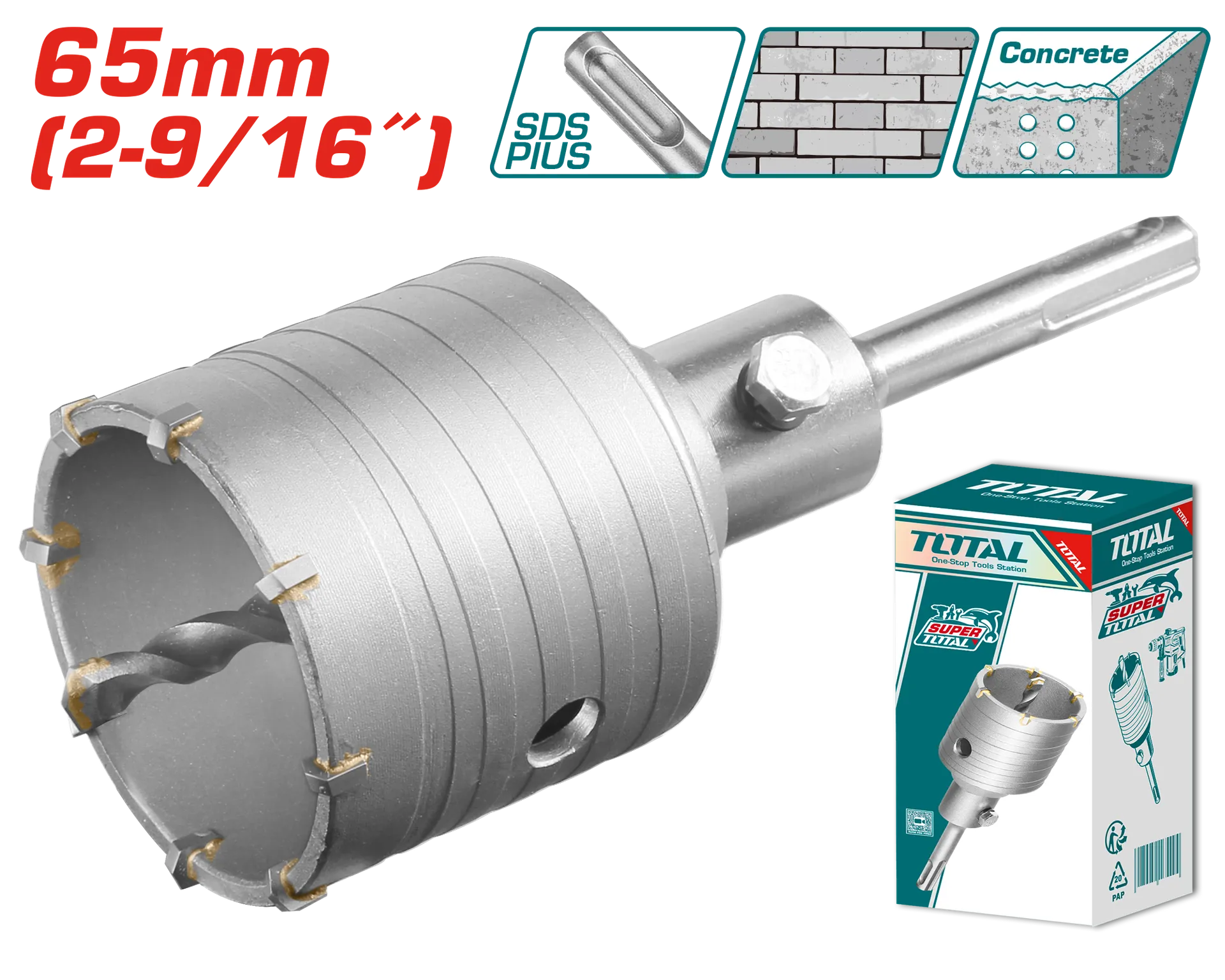 Kurorë për beton TOTAL 65mm TAC430651
