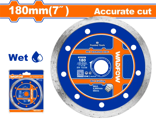ДИЈАМАНТСКИ ДИСК 180mm ACCURATE CUT WADFOW WDC2K04