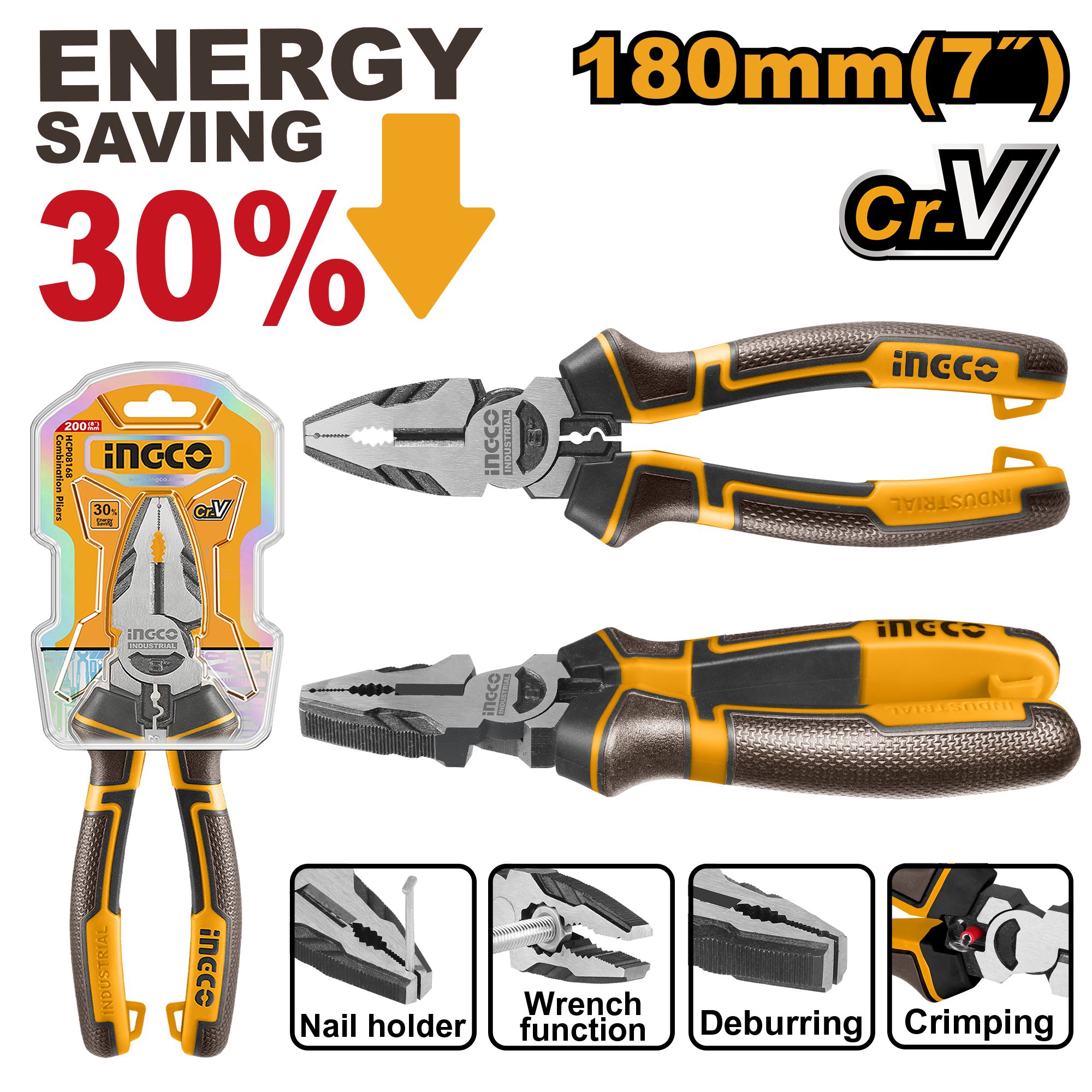 Kleshta për motorçikleta INGCO profi 180 HHCP28180