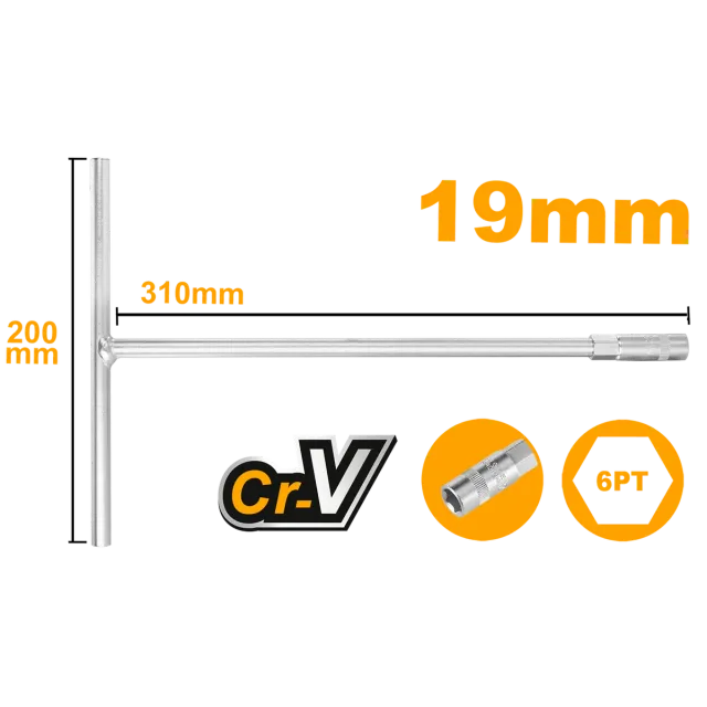 Т-КЛУЧ 19mm INGCO HTSW1908