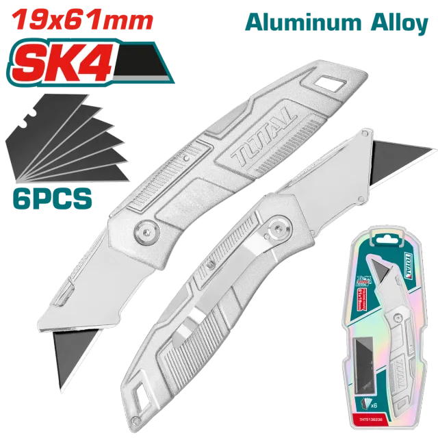 СКАЛПЕР TOTAL 61x19mm + 5 НОЖА THT5136236
