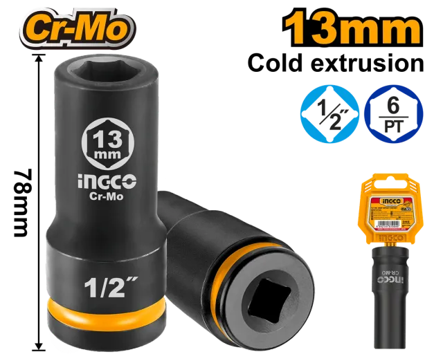 ПАТЕНТ КЛУЧ ДОЛГ 1/2″ 13mm INGCO HDIS12132L