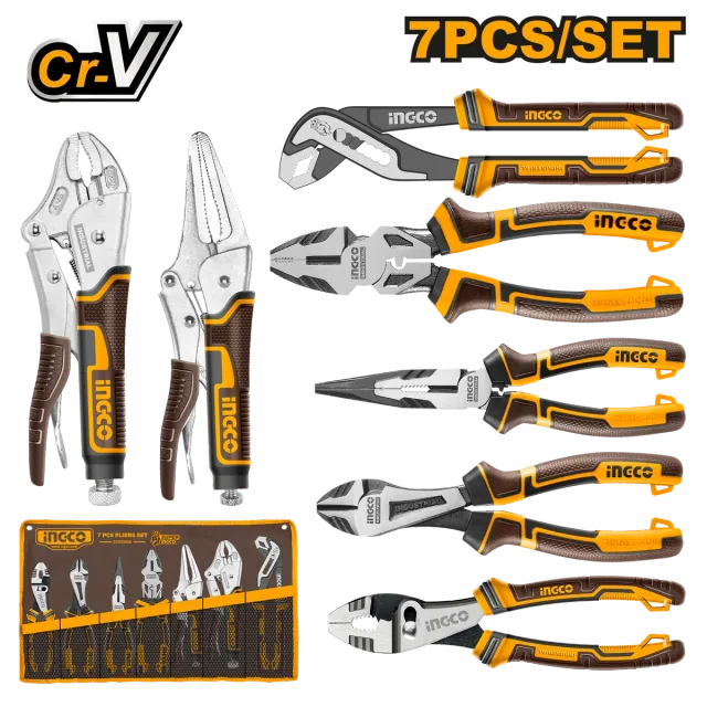 КЛЕШТИ СЕТ INGCO 7/1 COS23036
