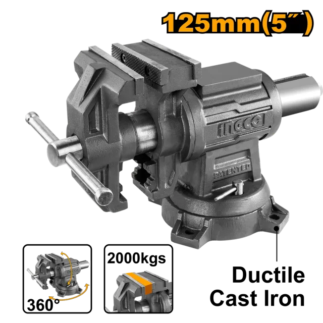 МЕНГЕМЕ ВРТЛИВО 125mm INGCO HBV085