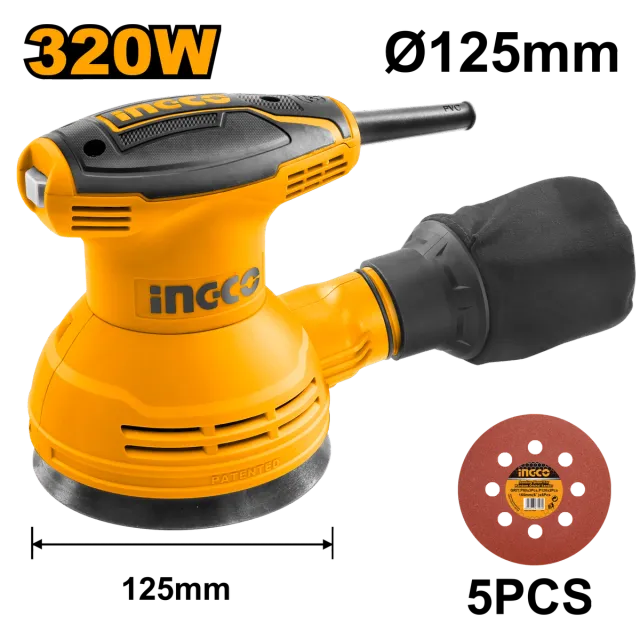 Mbështetje për rërë pluhuri 125mm për INGCO RS3208