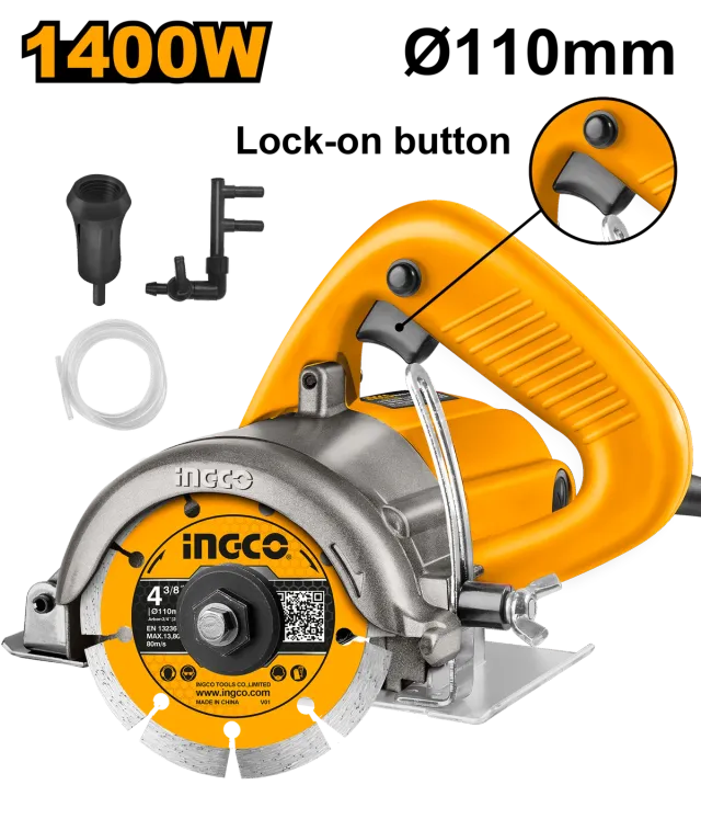 РАЧЕН ЦИРКУЛАР 1400W МЕРМЕР F110 INGCO MC14008