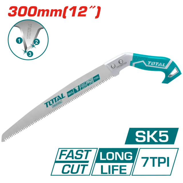 Sharrë manuale 300mm 7TPI fast cut TOTAL THT5113006