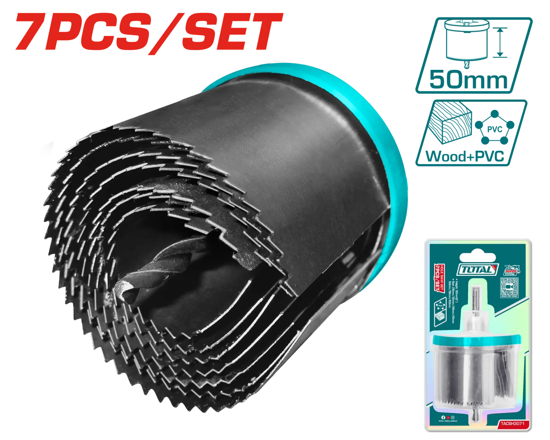 Set pila rrotull TOTAL 7/1 – TACSH3071