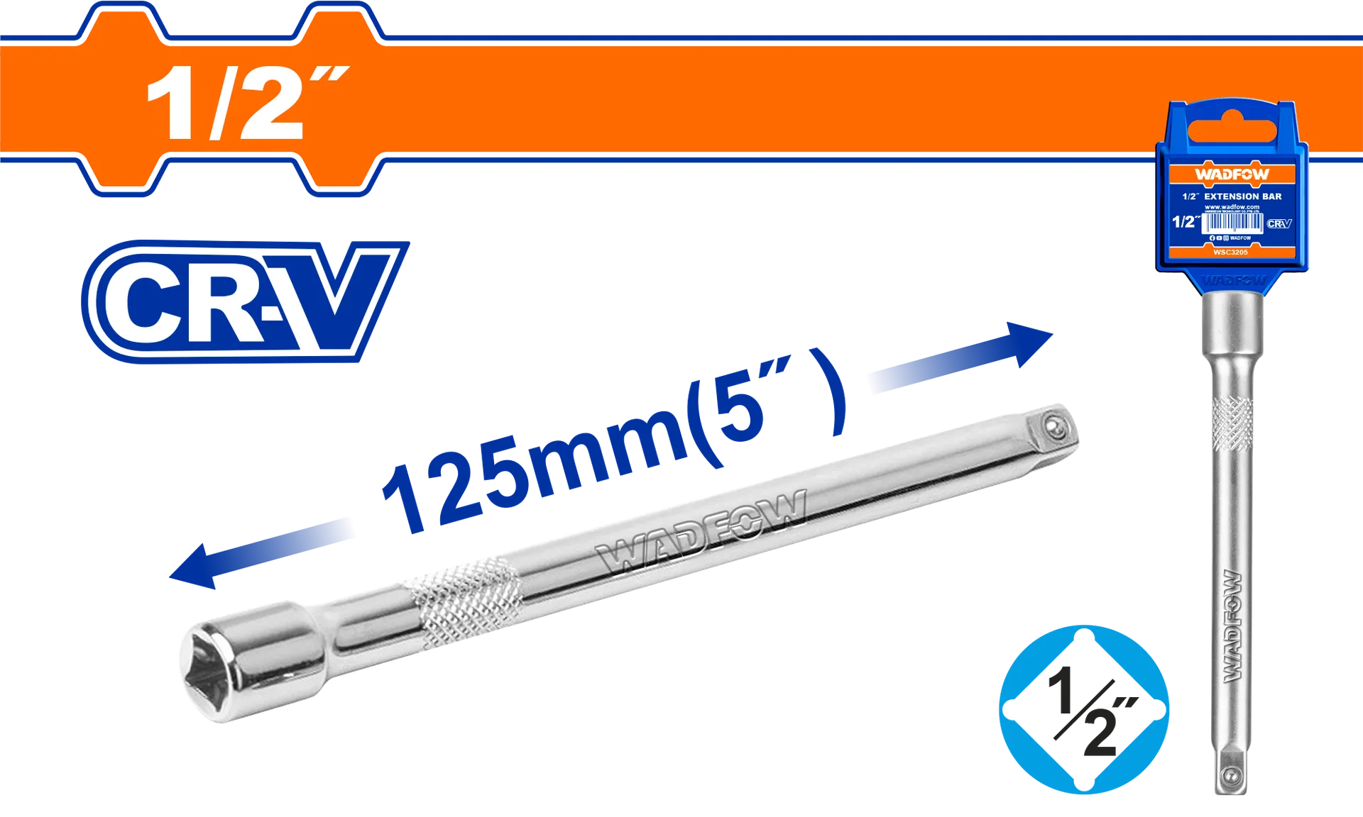 1/2″ Zgjerim 125mm WADFOW WSC3205
