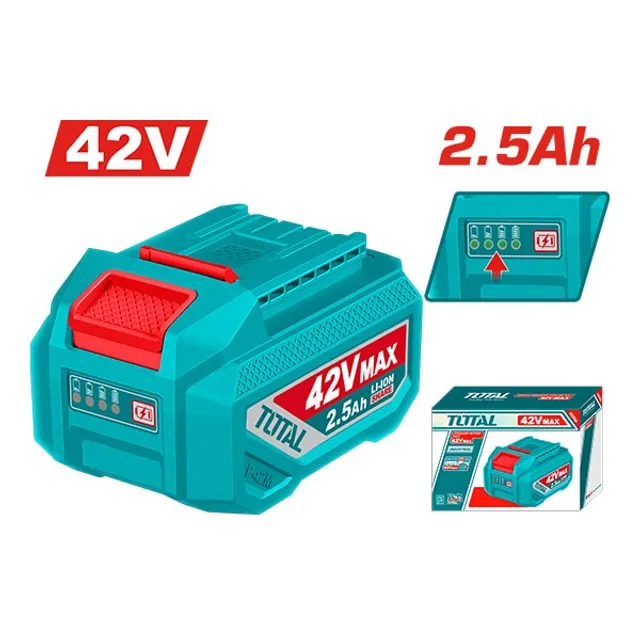 БАТЕРИЈА TOTAL 42V 2.5Ah TFBLI42251