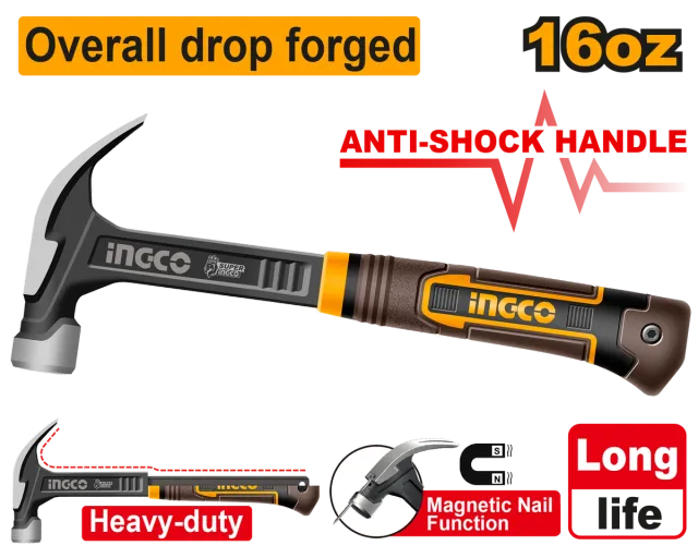 ЧЕКАН СО МАГНЕТ ПРОФИ ЦРН 450g INGCO HCH81016L