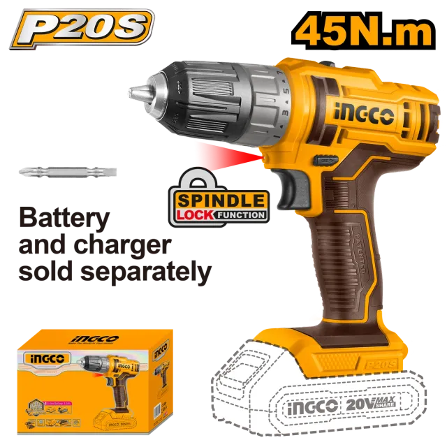 ШТРАФИЛИЦА 20V СОЛО БЕЗ БАТЕРИИ 45N INGCO CDLI200515