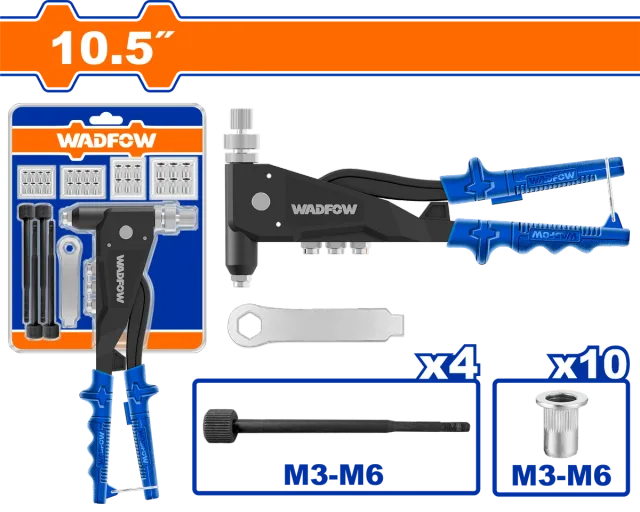 ПОП КЛЕШТА 10.5″ – М3-М6 WADFOW WHR5710