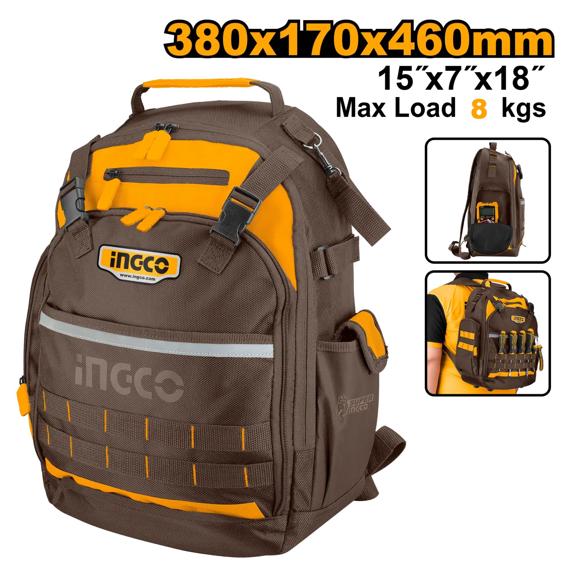 Çanta për mjete INGCO HBP01028