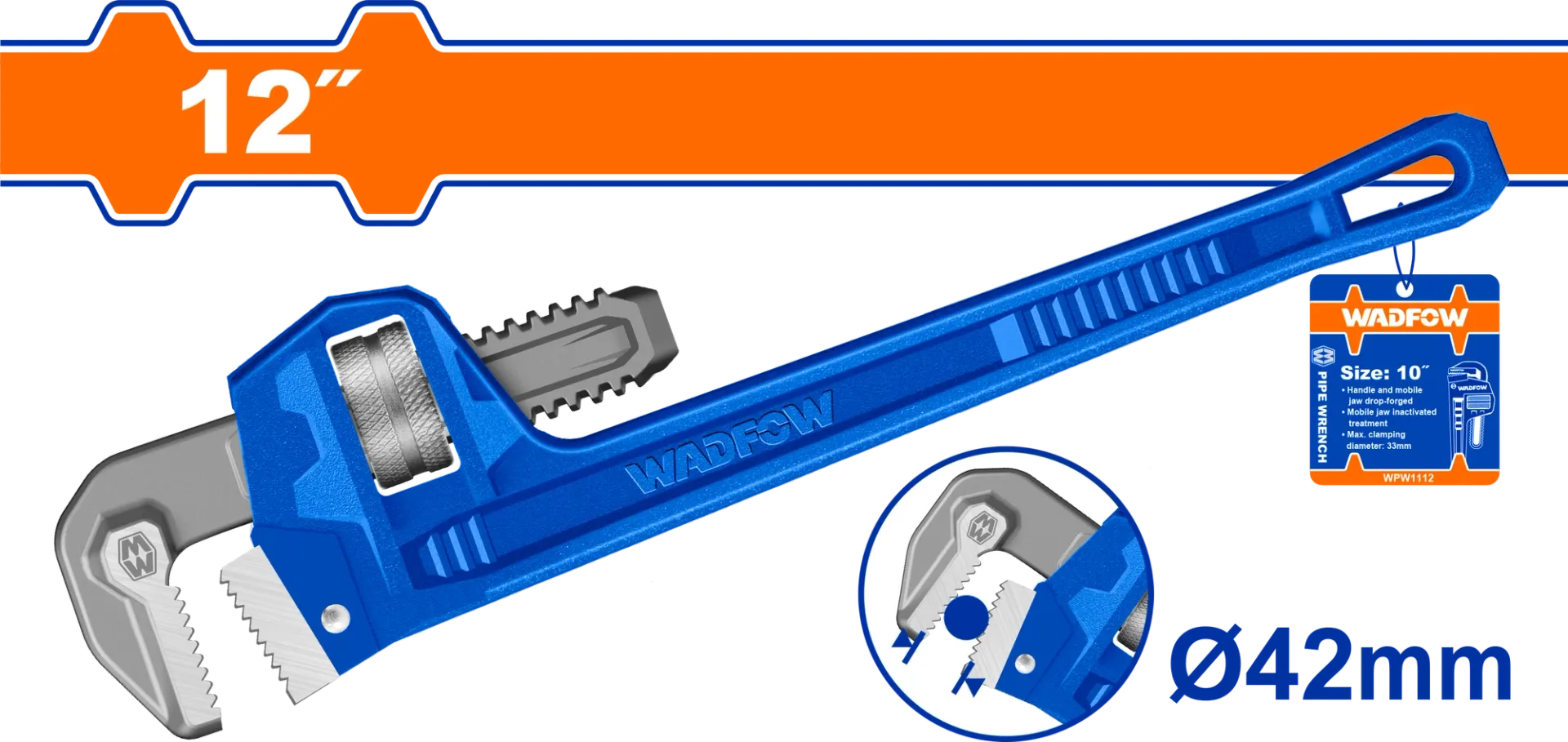 Pinca instaluesi për tubat deri 42mm WADFOW WPW1112