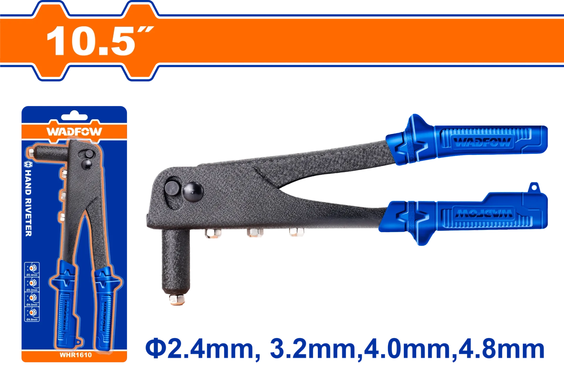 КЛЕШТА ЗА ПОП НИТНИ 10.5″ WADFOW WHR1610