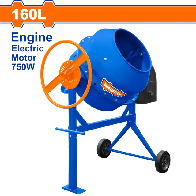 ЕЛЕКТРИЧНА МЕШАЛКА ЗА БЕТОН 160L 750W 1.0HP WCM2A160