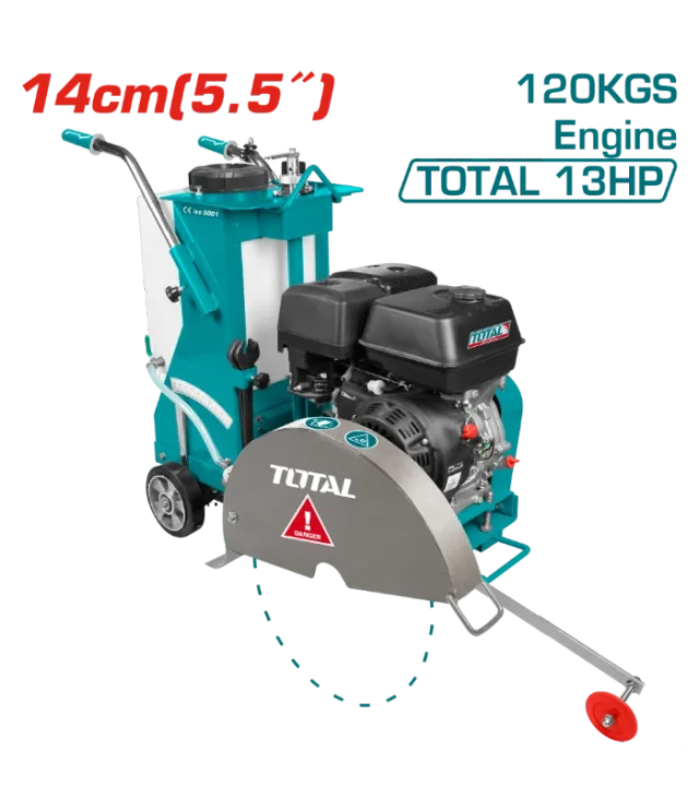 БЕНЗИСНКА ПИЛА ЗА БЕТОН И АСФАЛТ 9.60kW/13.00HP-2 TOTAL TP1016-2
