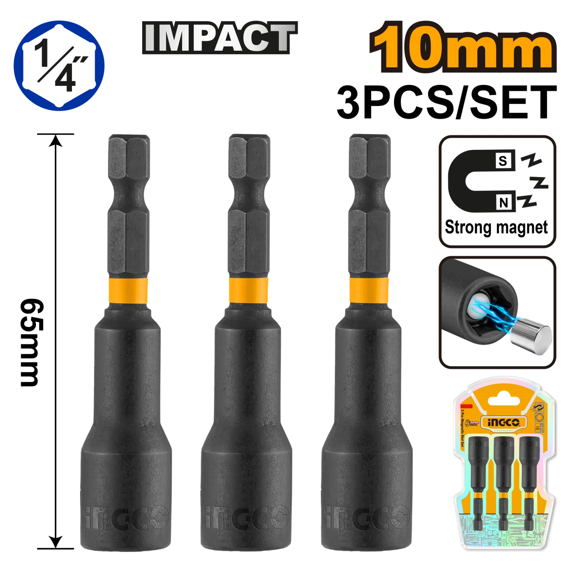Çelës për makina shpuese INGCO 10mm 3/1 – AMN1031
