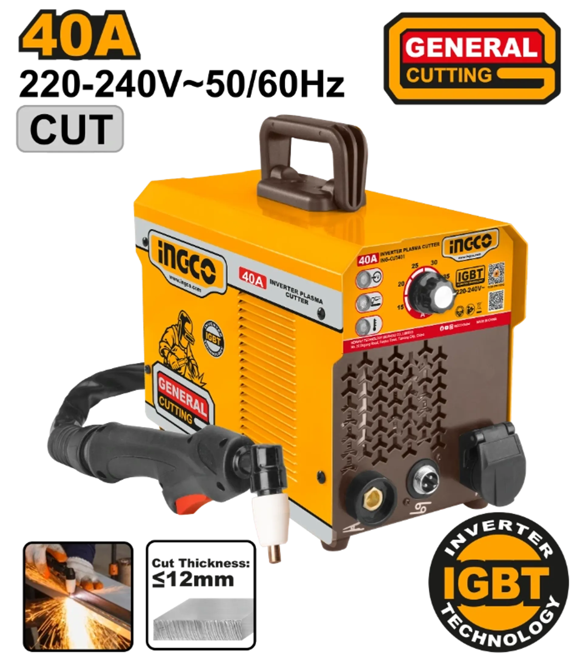 Invertor plazmë 40A INGCO ING-CUT401