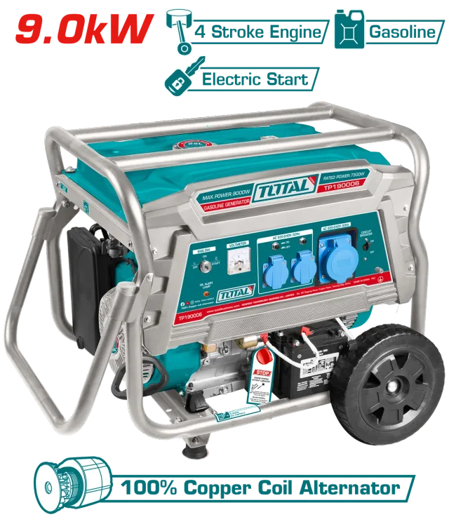 АГРЕГАТ 9500W БЕНЗИН TOTAL TP190006