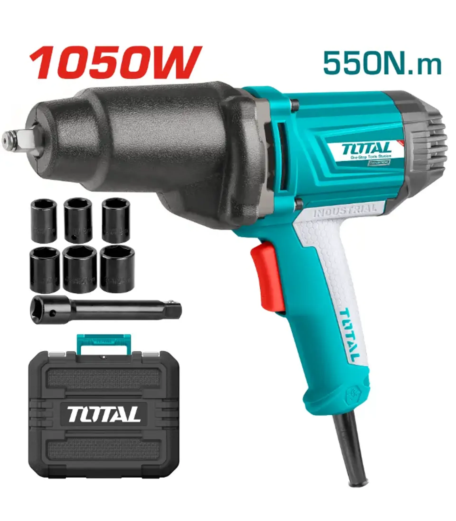 Përdhunues elektrike goditës 1050W 550Nm TOTAL TIV10101