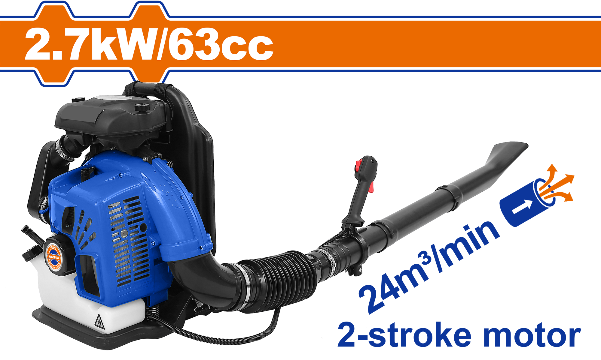 Duvës benzine 2.7KW WADFOW WYQ1A63