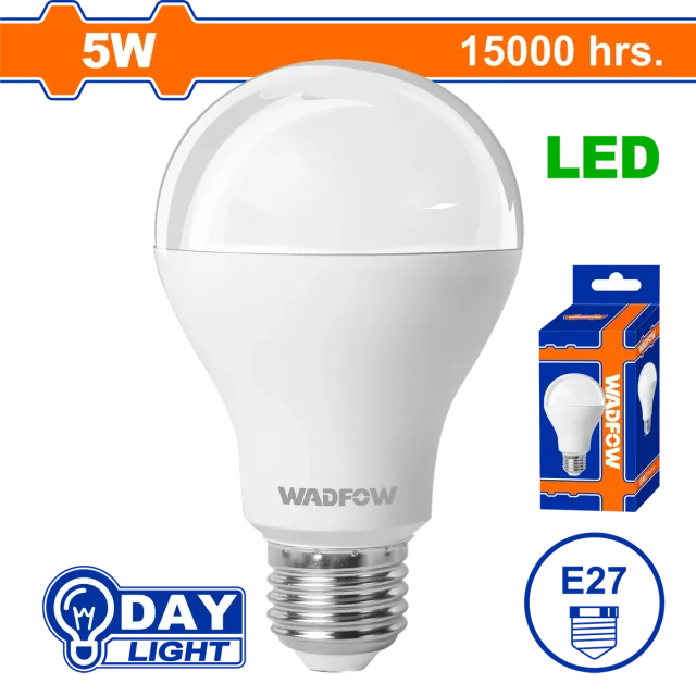 ЛЕД сијалица 5w E27 6500K WADFOW WDN15051