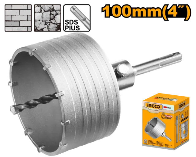 Круни за бетон INGCO 100mm HCB1001