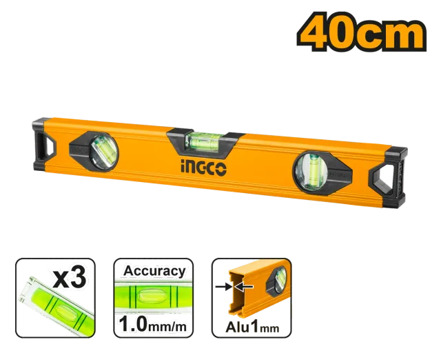 Nivelë ujore INGCO 40CM HSL18040
